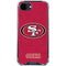 NFL San Francisco 49ers Distressed iPhone 16e Clear Case