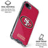 NFL San Francisco 49ers Distressed iPhone 16e Clear Case