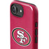NFL San Francisco 49ers Distressed iPhone 16e Impact Case
