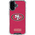 NFL San Francisco 49ers Distressed iPhone 17 Clear Case