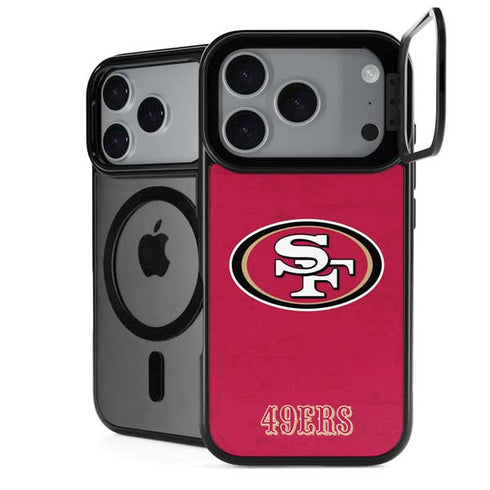 NFL San Francisco 49ers Distressed iPhone 18 Pro Max Kickstand Case