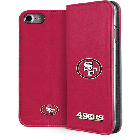 NFL San Francisco 49ers Distressed iPhone 8 Folio Case