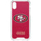 NFL San Francisco 49ers Distressed iPhone XS Clear Case