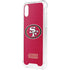 NFL San Francisco 49ers Distressed iPhone XS Clear Case