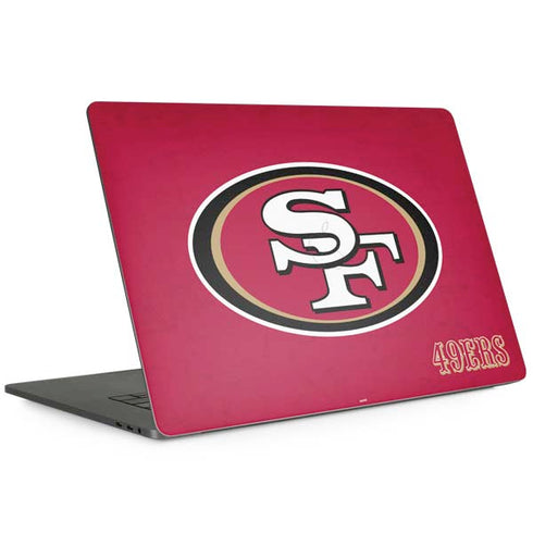 NFL San Francisco 49ers Distressed MacBook Skins
