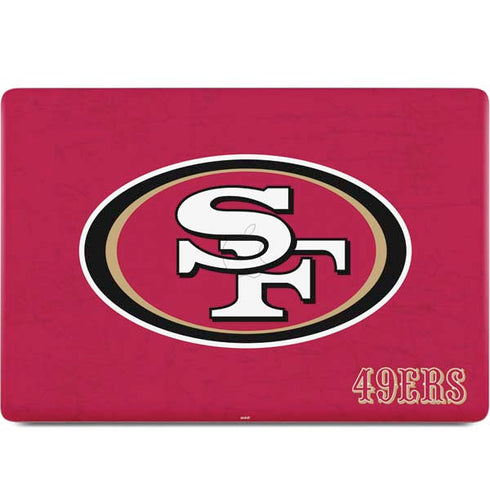 NFL San Francisco 49ers Distressed MacBook Skins