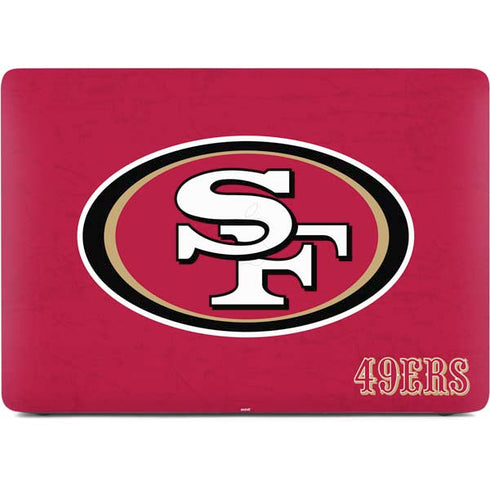 NFL San Francisco 49ers Distressed Apple MacBook Pro 16-inch Skin