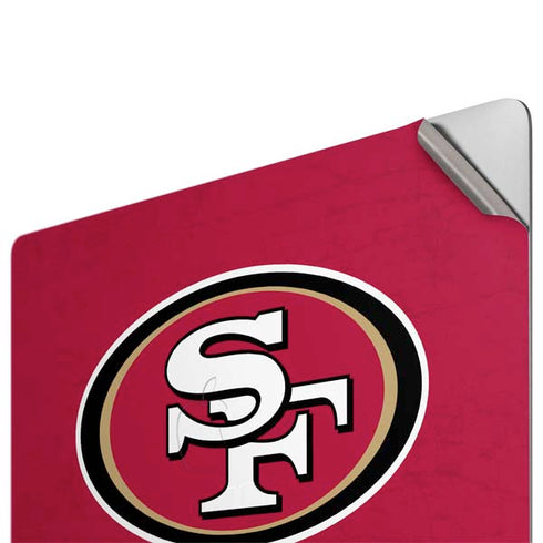 NFL San Francisco 49ers Distressed Apple MacBook Pro 16-inch Skin