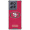 NFL San Francisco 49ers Distressed Moto G Play 5G (2025) Clear Case