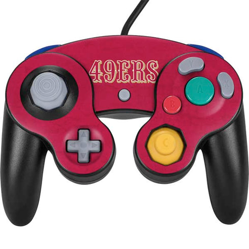 NFL San Francisco 49ers Distressed Nintendo Skins