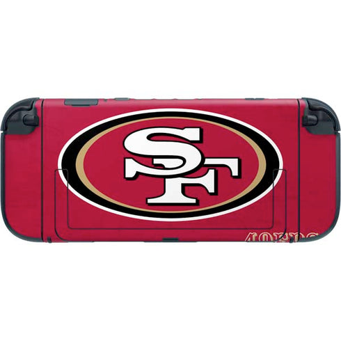 NFL San Francisco 49ers Distressed Nintendo Switch 2 (2025) with Joy-Con Skin