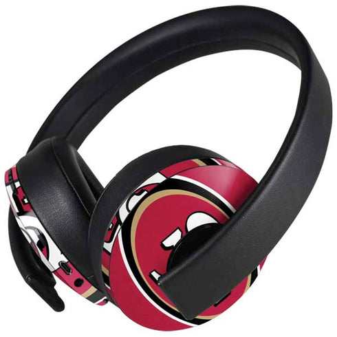 NFL San Francisco 49ers Distressed PlayStation 4 Gold Wireless Headset Skin