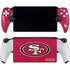 NFL San Francisco 49ers Distressed PlayStation Portal Remote Player Skin