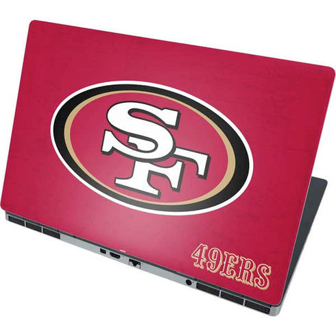 NFL San Francisco 49ers Distressed Dell Precision Skin