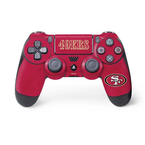 NFL San Francisco 49ers Distressed PlayStation PS4 Skins