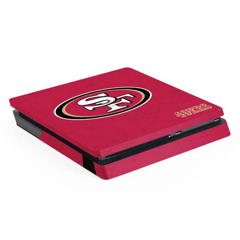 NFL San Francisco 49ers Distressed PlayStation PS4 Skins