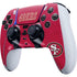 NFL San Francisco 49ers Distressed PS5 DualSense Edge Pro Controller Skin