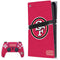 NFL San Francisco 49ers Distressed PS5 Pro Bundle Skin