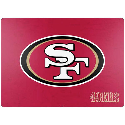 NFL San Francisco 49ers Distressed Surface Laptop 7 13.8in Skin