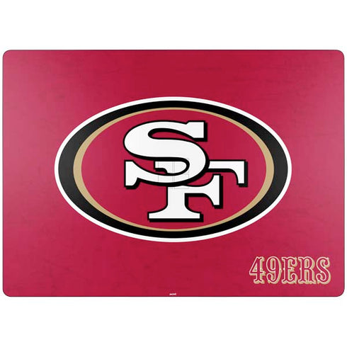 NFL San Francisco 49ers Distressed Surface Laptop 7 15in Skin