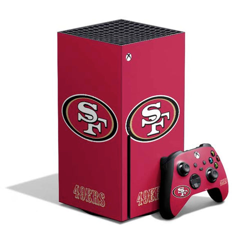 NFL San Francisco 49ers Distressed Xbox Series X Skins