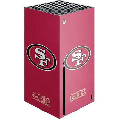 NFL San Francisco 49ers Distressed Xbox Series X Skins