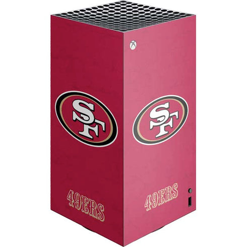 NFL San Francisco 49ers Distressed Xbox Series X Skins