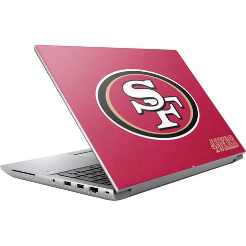 NFL San Francisco 49ers Distressed HP ZBook Fury 16 G10 Skin