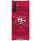 NFL San Francisco 49ers Double Vision Galaxy A17 Clear Case
