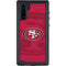NFL San Francisco 49ers Double Vision Galaxy Note 10 Waterproof Case