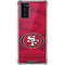 NFL San Francisco 49ers Double Vision Galaxy Note20 5G Clear Case