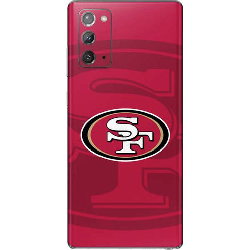 NFL San Francisco 49ers Double Vision Galaxy Note20 5G Skin