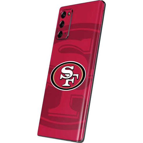 NFL San Francisco 49ers Double Vision Galaxy Note20 5G Skin