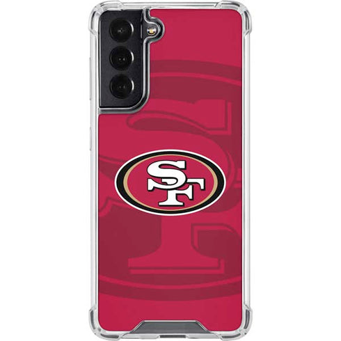 NFL San Francisco 49ers Double Vision Galaxy S22 Clear Case