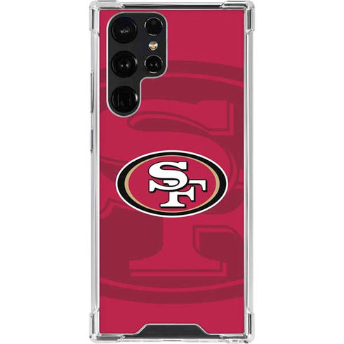 NFL San Francisco 49ers Double Vision Galaxy S23 Ultra Clear Case