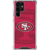 NFL San Francisco 49ers Double Vision Galaxy S23 Ultra Clear Case