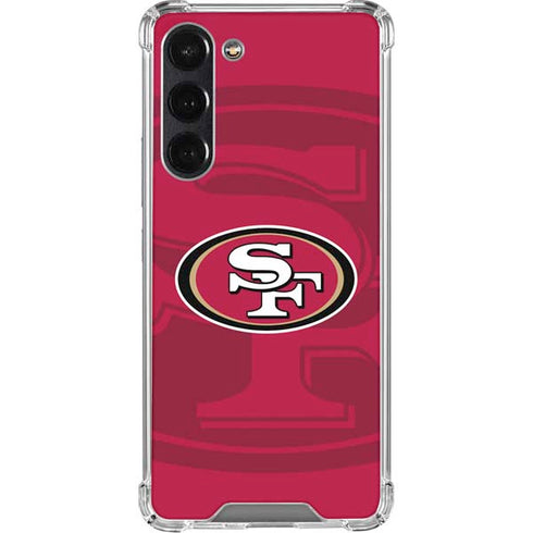 NFL San Francisco 49ers Double Vision Galaxy S24 FE Clear Case