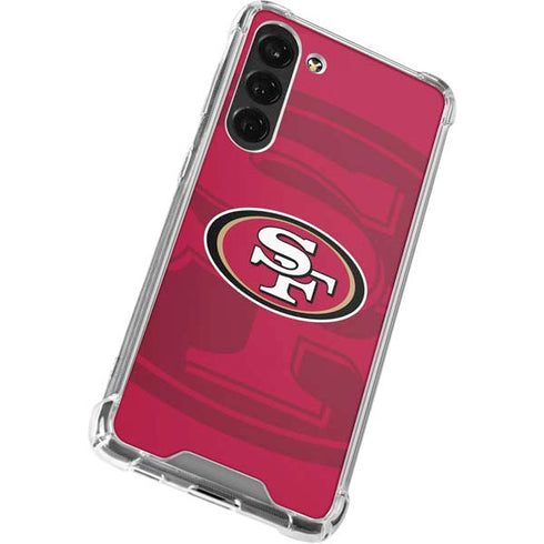 NFL San Francisco 49ers Double Vision Galaxy S24 FE Clear Case