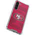 NFL San Francisco 49ers Double Vision Galaxy S24 FE Clear Case