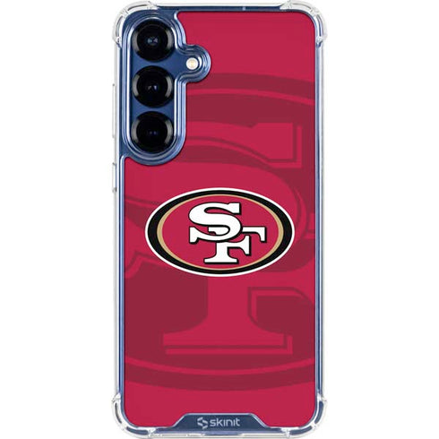 NFL San Francisco 49ers Double Vision Galaxy S25 Clear Case