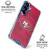 NFL San Francisco 49ers Double Vision Galaxy S25 Clear Case