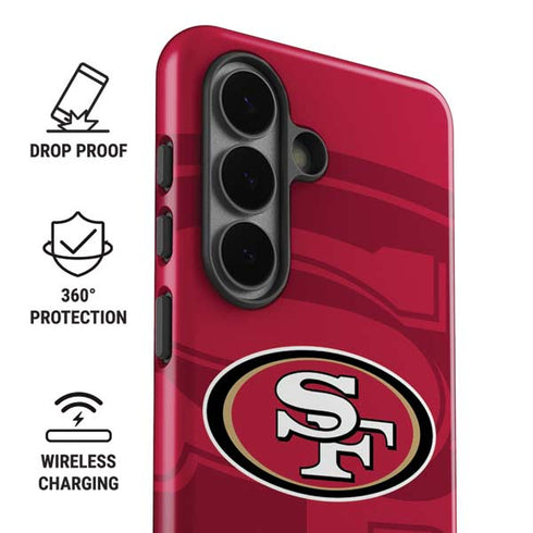 NFL San Francisco 49ers Double Vision Galaxy S26 Plus Impact Case