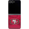 NFL San Francisco 49ers Double Vision Galaxy Z Flip6 Skin