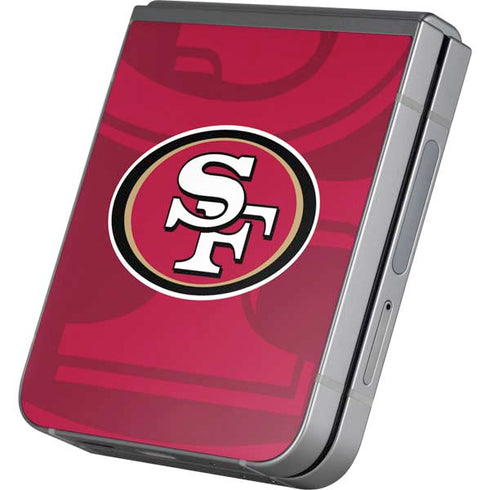 NFL San Francisco 49ers Double Vision Galaxy Z Flip6 Skin