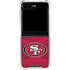 NFL San Francisco 49ers Double Vision Galaxy Z Flip6 Clear Case