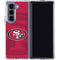 NFL San Francisco 49ers Double Vision Galaxy Z Fold5 5G Clear Case