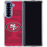 NFL San Francisco 49ers Double Vision Galaxy Z Fold6 Clear Case