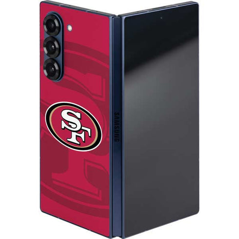 NFL San Francisco 49ers Double Vision Galaxy Z Fold6 Skin