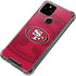 NFL San Francisco 49ers Double Vision Google Pixel 5 Clear Case