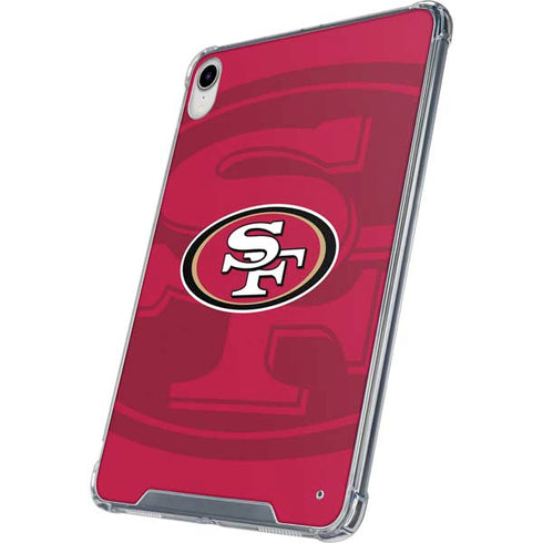 NFL San Francisco 49ers Double Vision iPad 11th Gen (2025) Clear Case